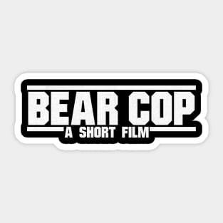 Bear Cop Bad Boys Sticker